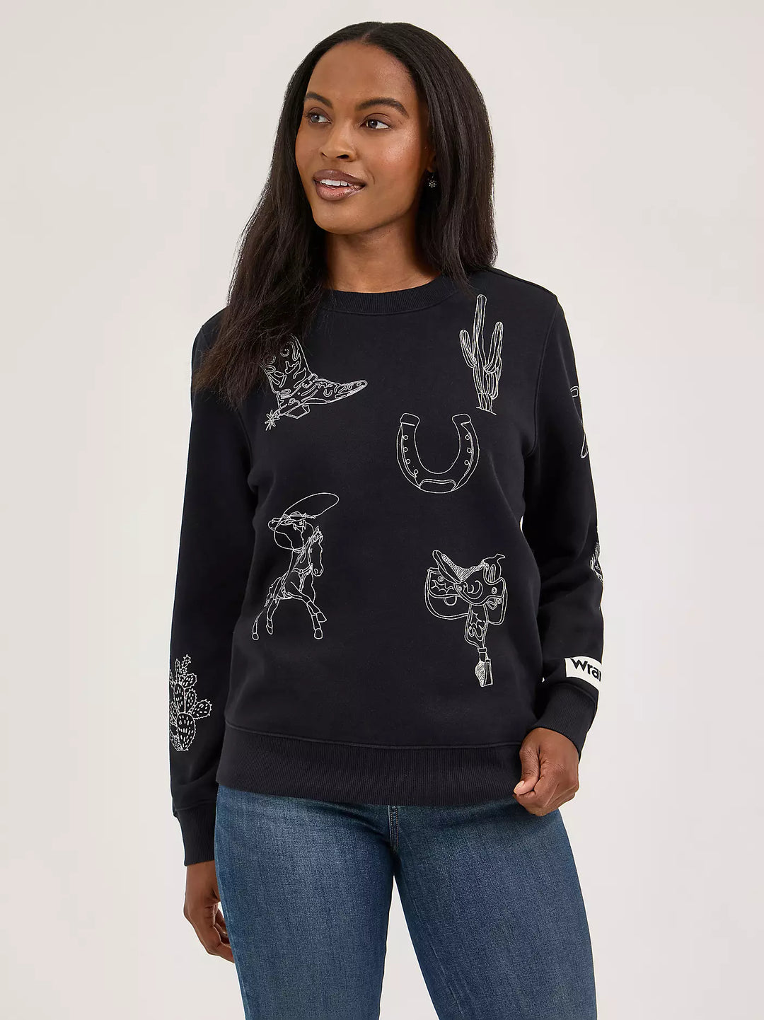 Wrangler- Women's Icons Pullover Sweatshirt