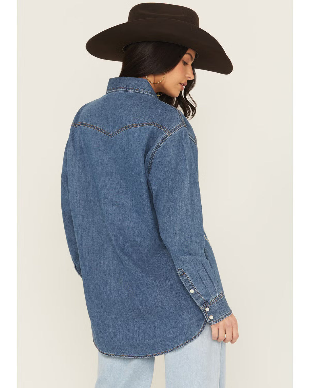 Wrangler - Womens Long Sleeve Denim Shirt