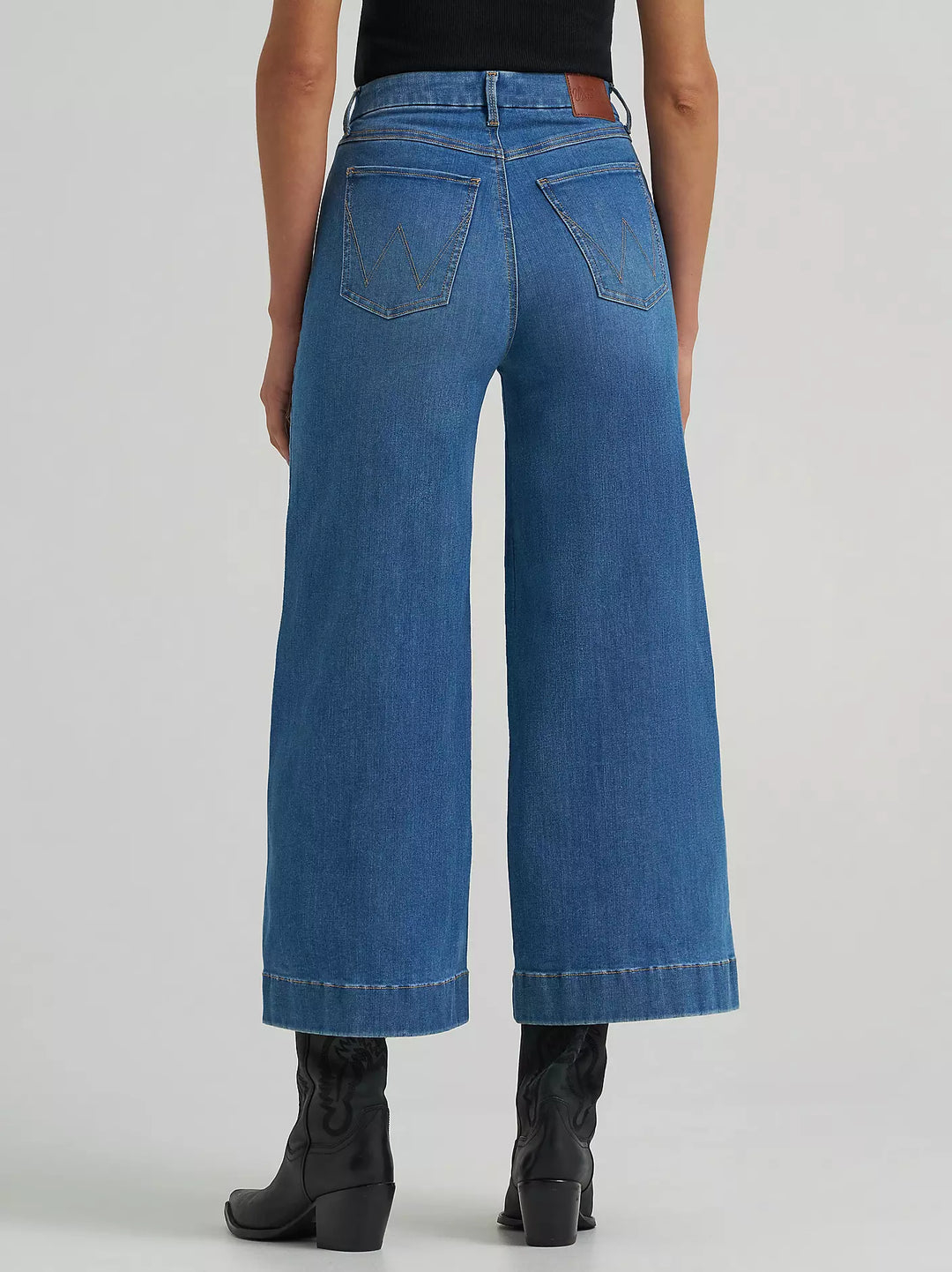 Wrangler - Womens Bespoke Wide Leg Crop Jeans