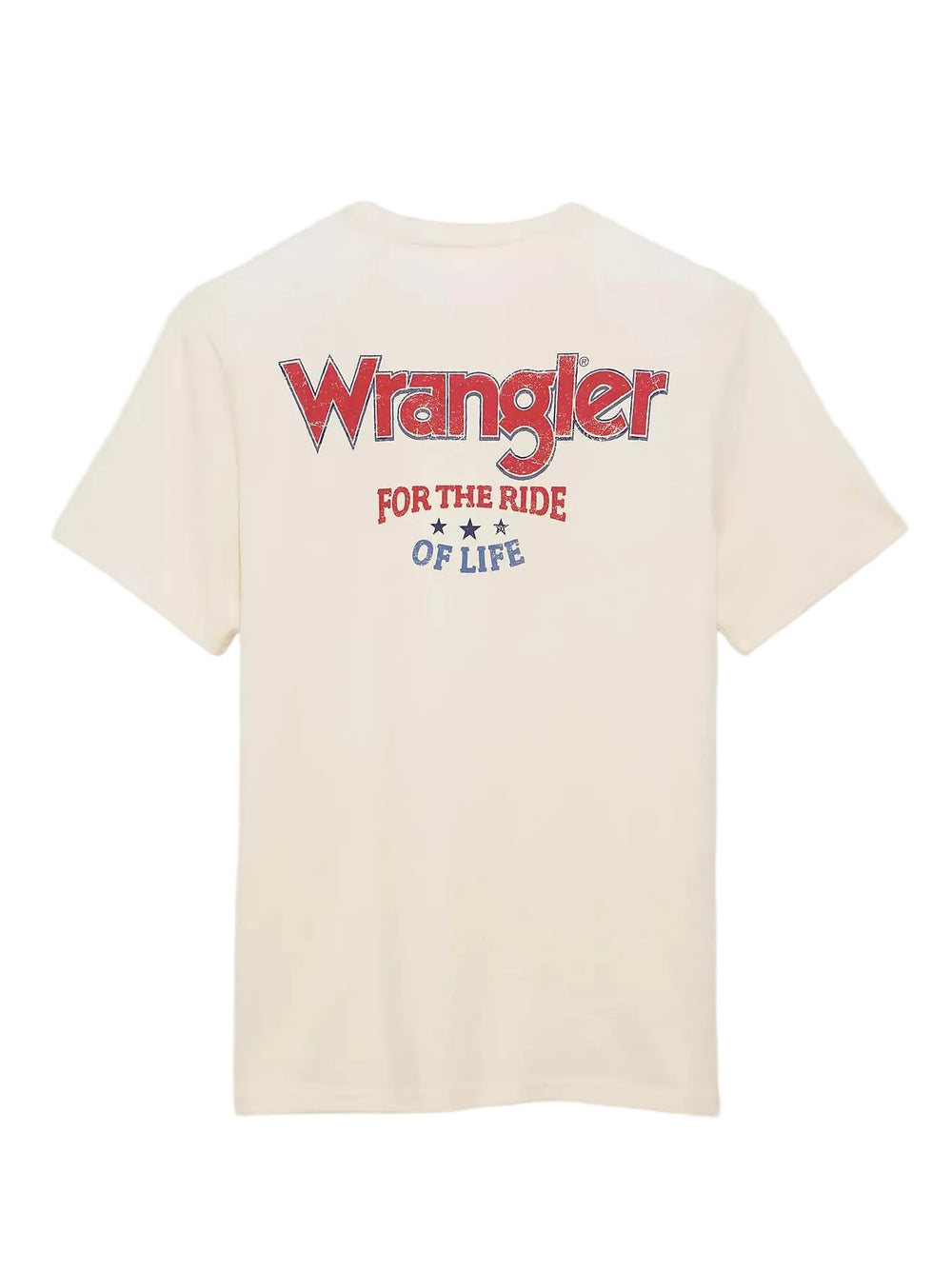 Wrangler - Mens Cream The Ride Tee