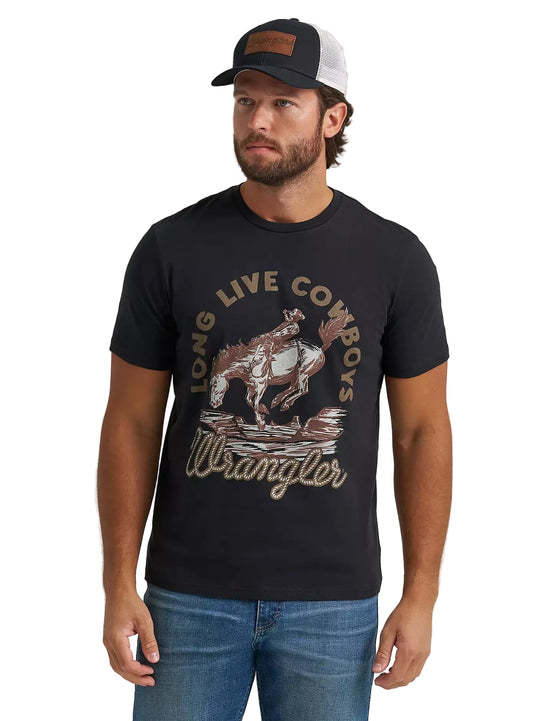 Wrangler - Unisex Sepia Cowboy Tee