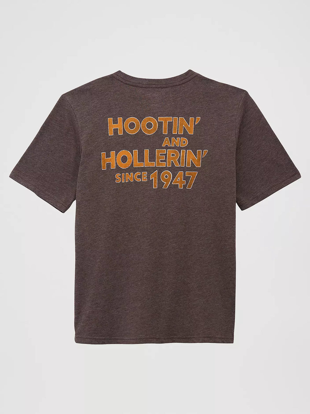 Wrangler - Boys Brown Hootin & Hollerin Tee