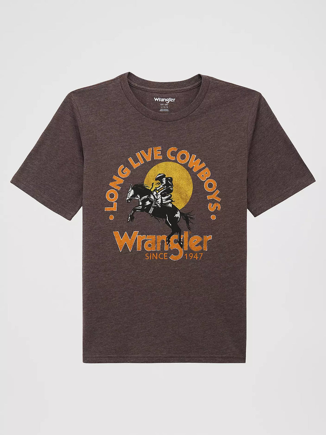 Wrangler - Boys Brown Hootin & Hollerin Tee