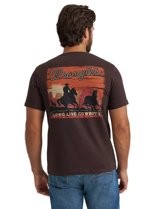 Wrangler - Unisex Cowboy Sunset Tee