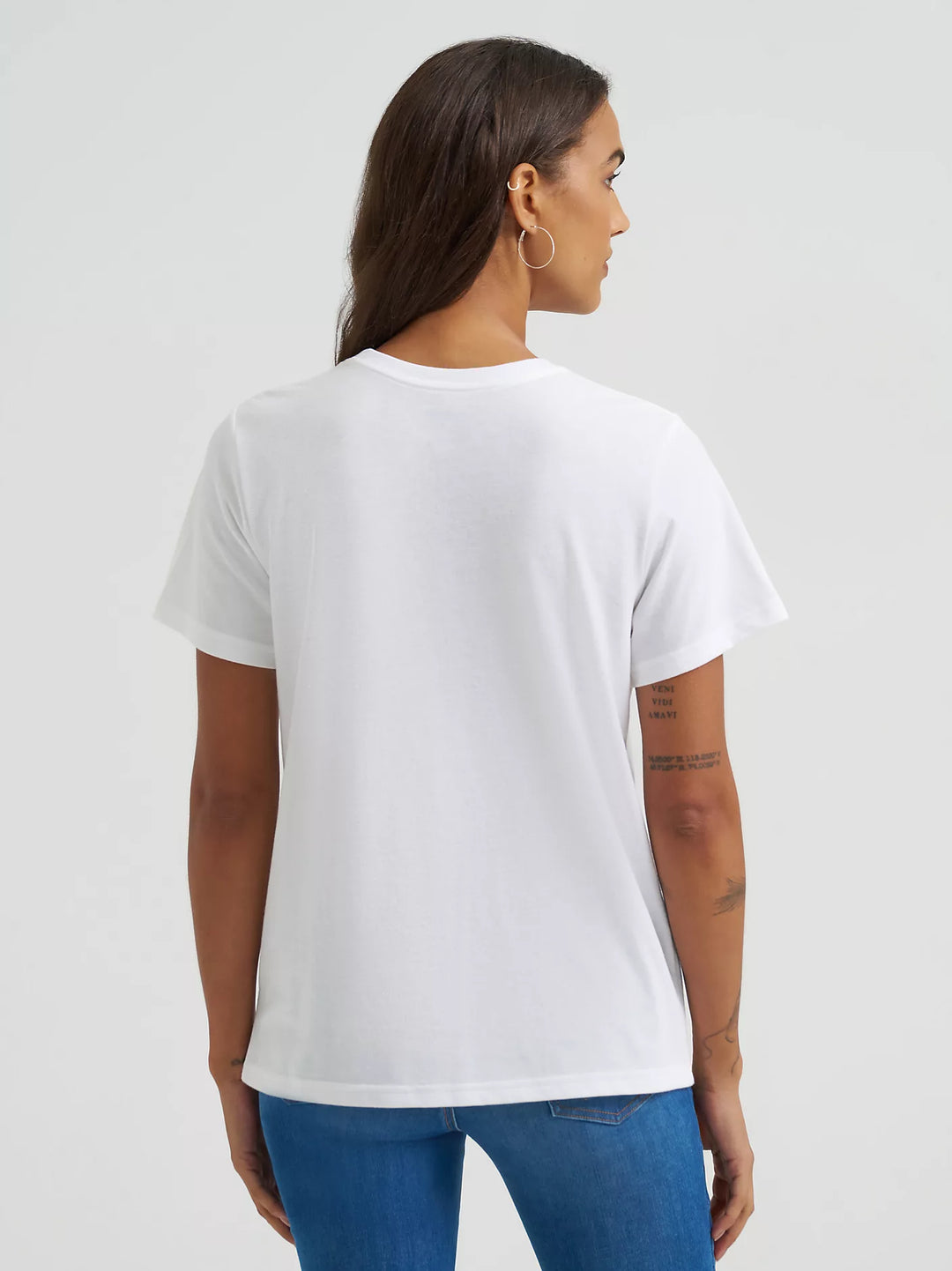Wrangler - Womens Long Live Cowgirls Tee