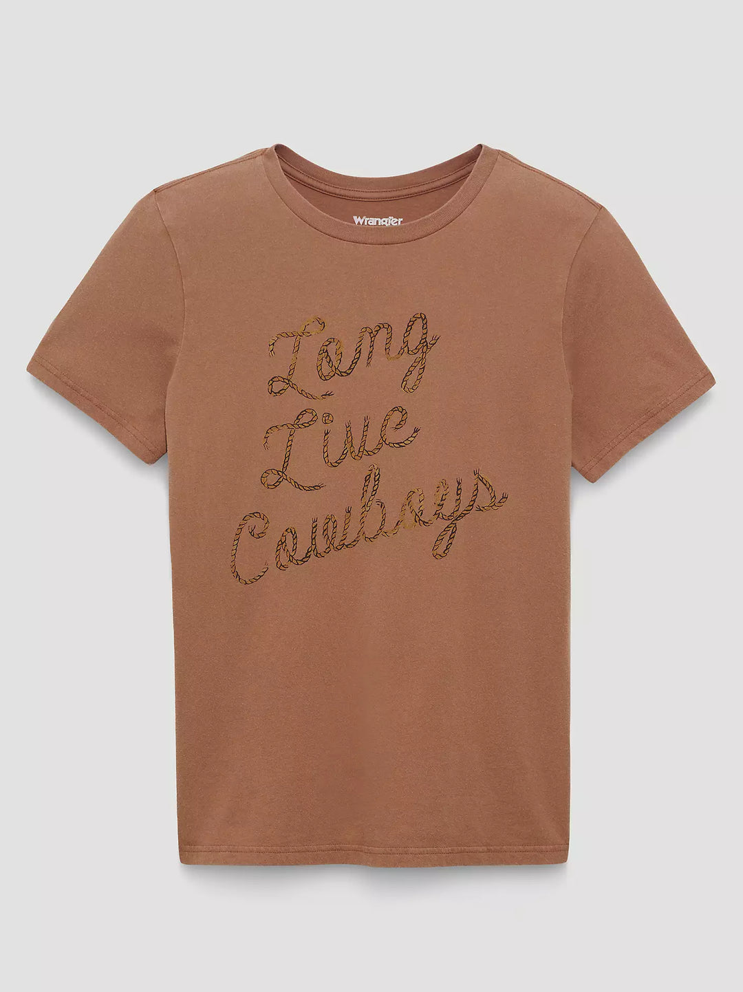 Wrangler - Womens Rust Long Live Cowboys Tee
