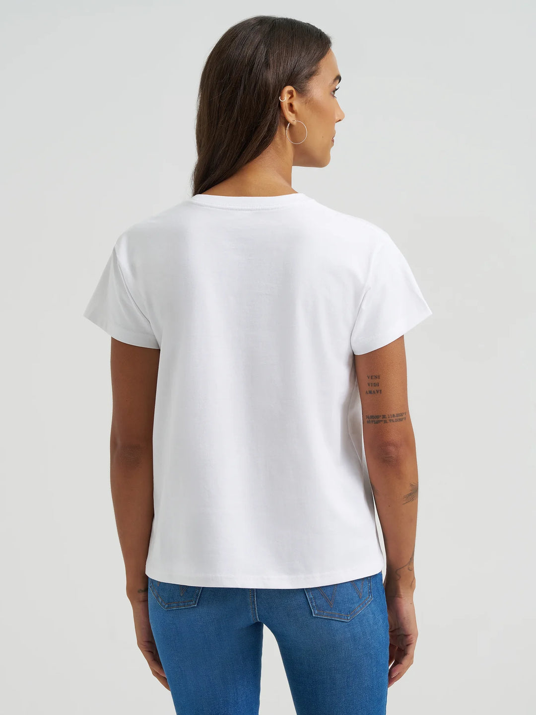 Wrangler - Womens White 1947 Tee