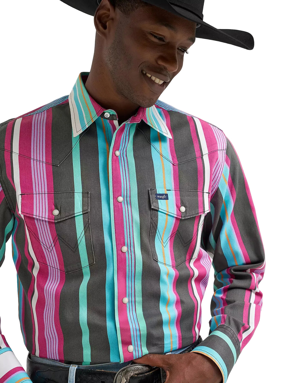Wrangler - Men's Desert Brushpopper Arena Shirt