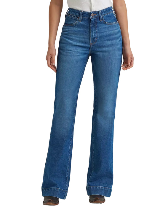 Wrangler - Women's Retro Bailey Trouser High Rise Mina Jeans