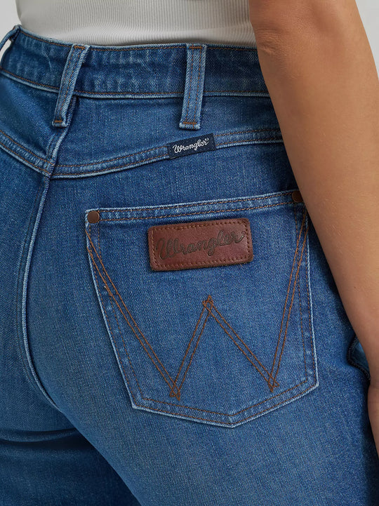 Wrangler - Women's Retro Bailey Trouser High Rise Mina Jeans