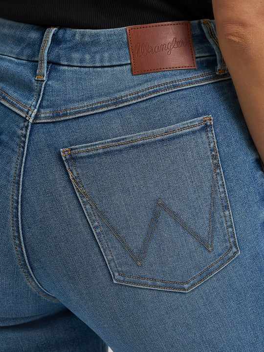 Wrangler - Womens Lara High Rise Flare Jeans