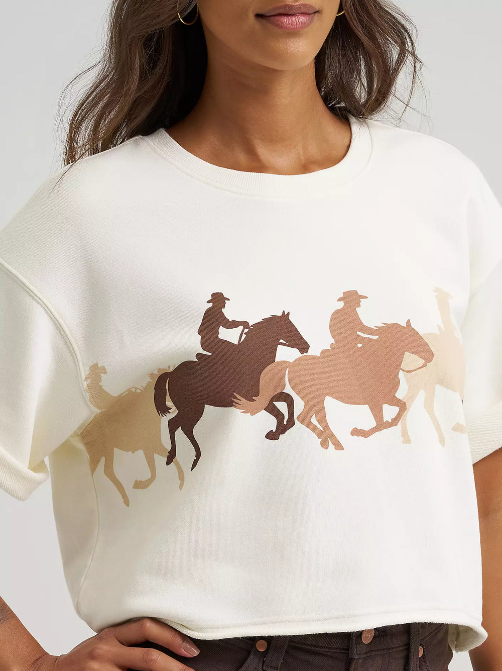 Wrangler - Womens Mustang Crew Sweatshirt