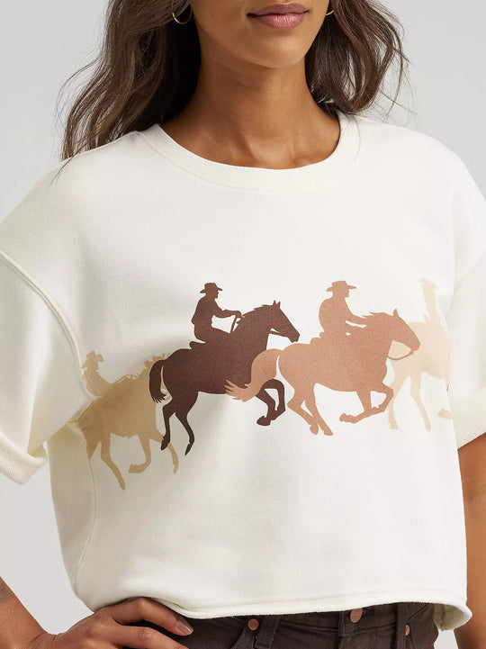Wrangler - Womens Mustang Crew Sweatshirt