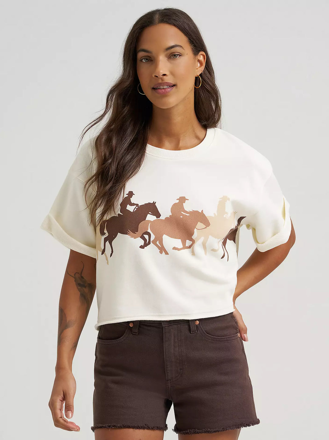 Wrangler - Womens Mustang Crew Sweatshirt