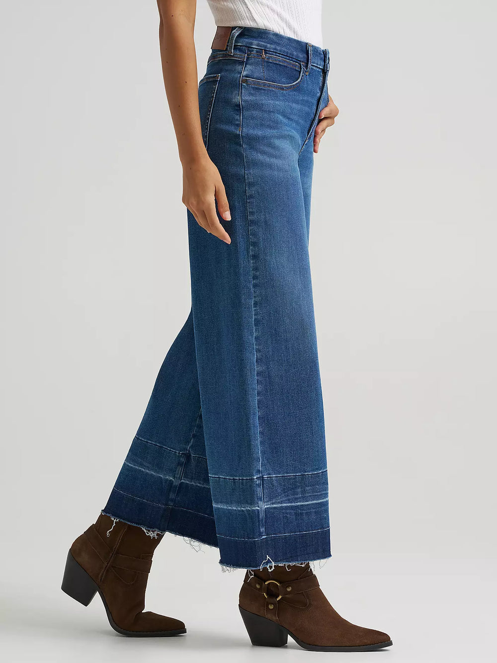 Wrangler - Womens Bespoke Wide Leg Crop Jeans