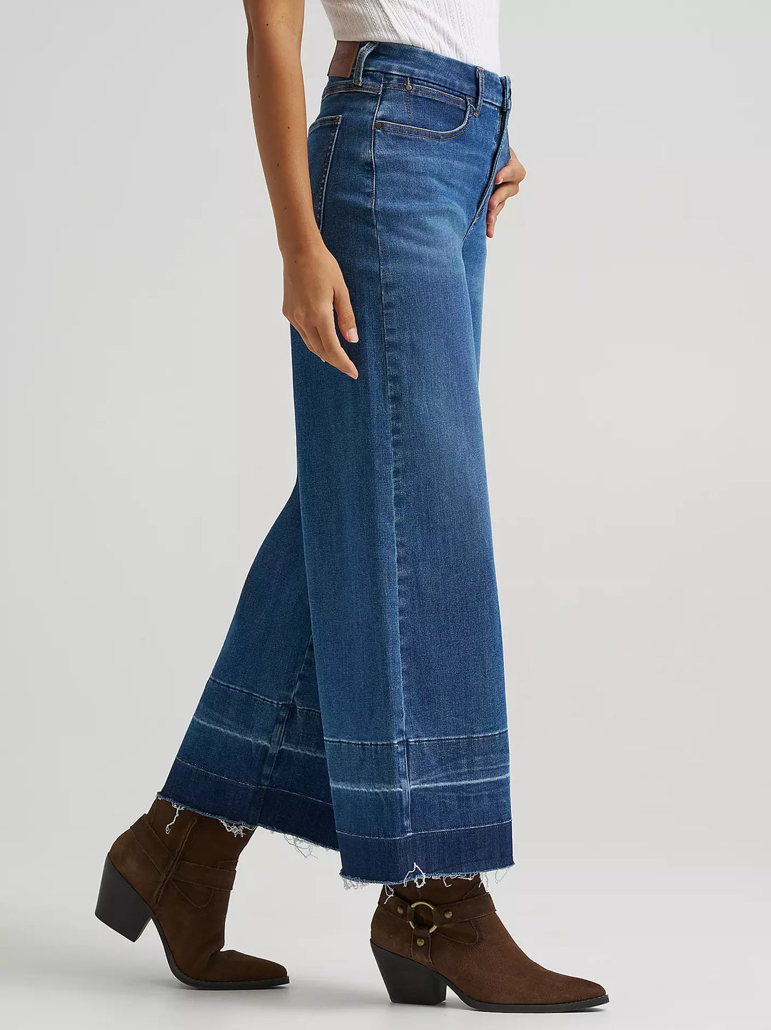 Wrangler - Womens Bespoke Wide Leg Crop Jeans