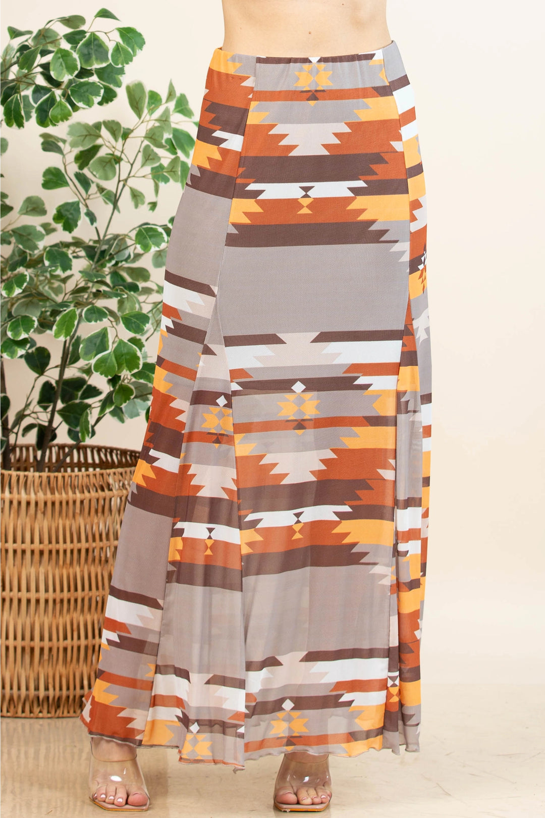 Buffalo Belle - Womens Aztec Blair Maxi Skirt