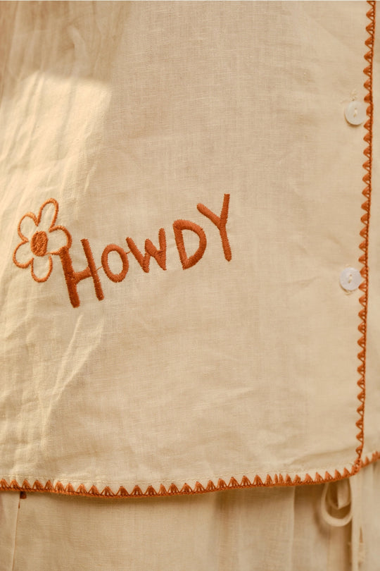 Buffalo Belle - Women's Wildflower Cowgirl Linen Set