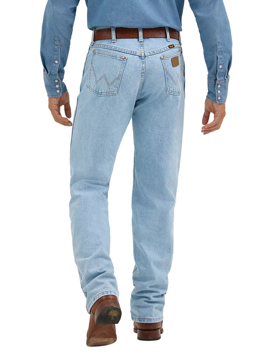 Wrangler - Mens Cowboy Cut Bleached Jeans