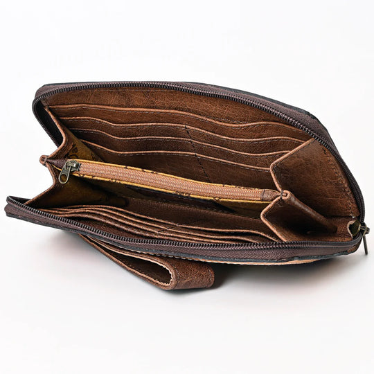American Darling - Georgia American Darling Western Organizer Bag Hand Tooled Leather Saddle Blanket
