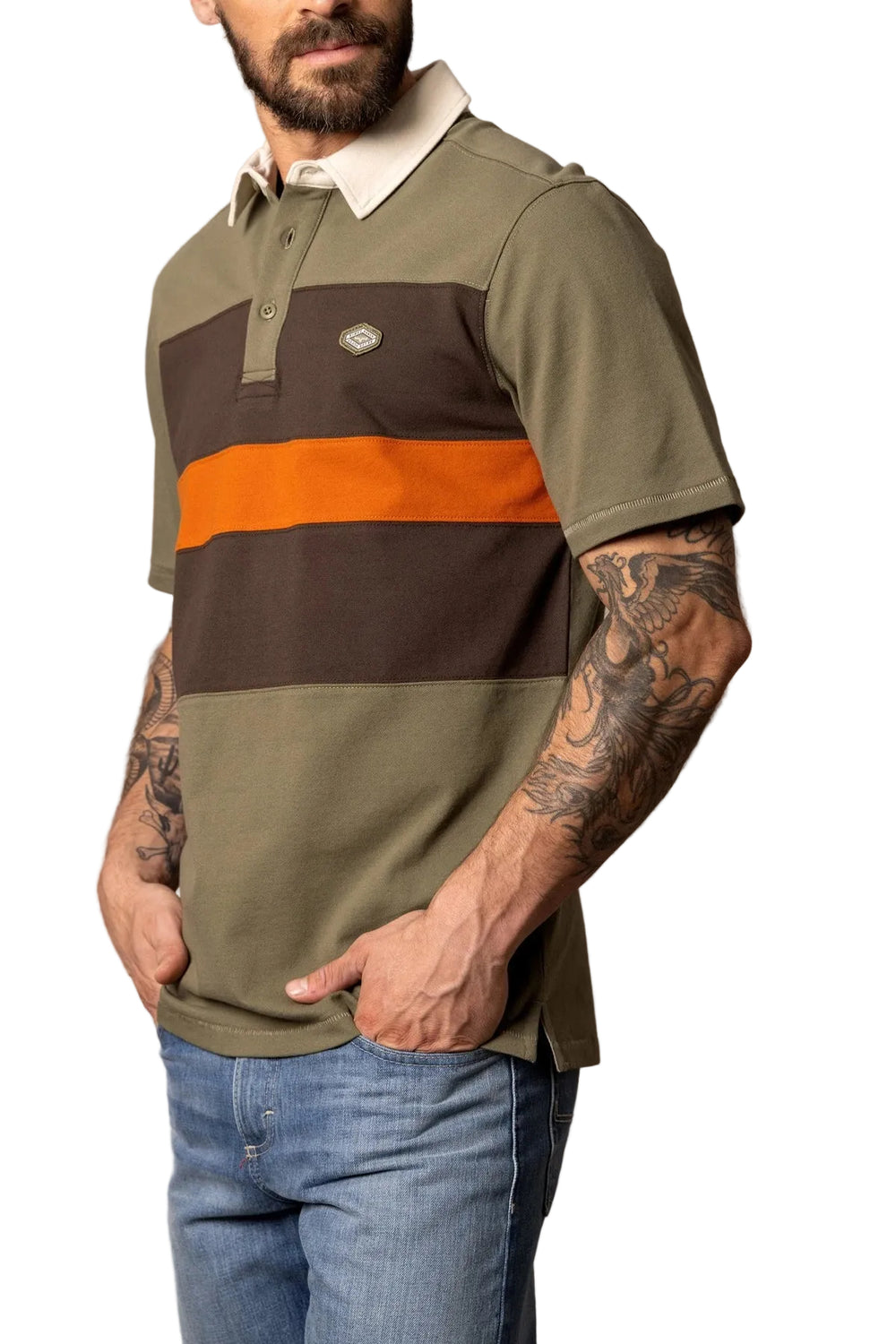 Kimes Ranch - Men's 1874 Polo Army Green