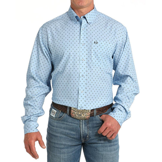 Cinch - Mens Light Blue Arena Flex Shirt
