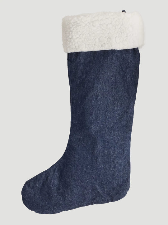 Wrangler - Denim Sherpa Christmas Stocking