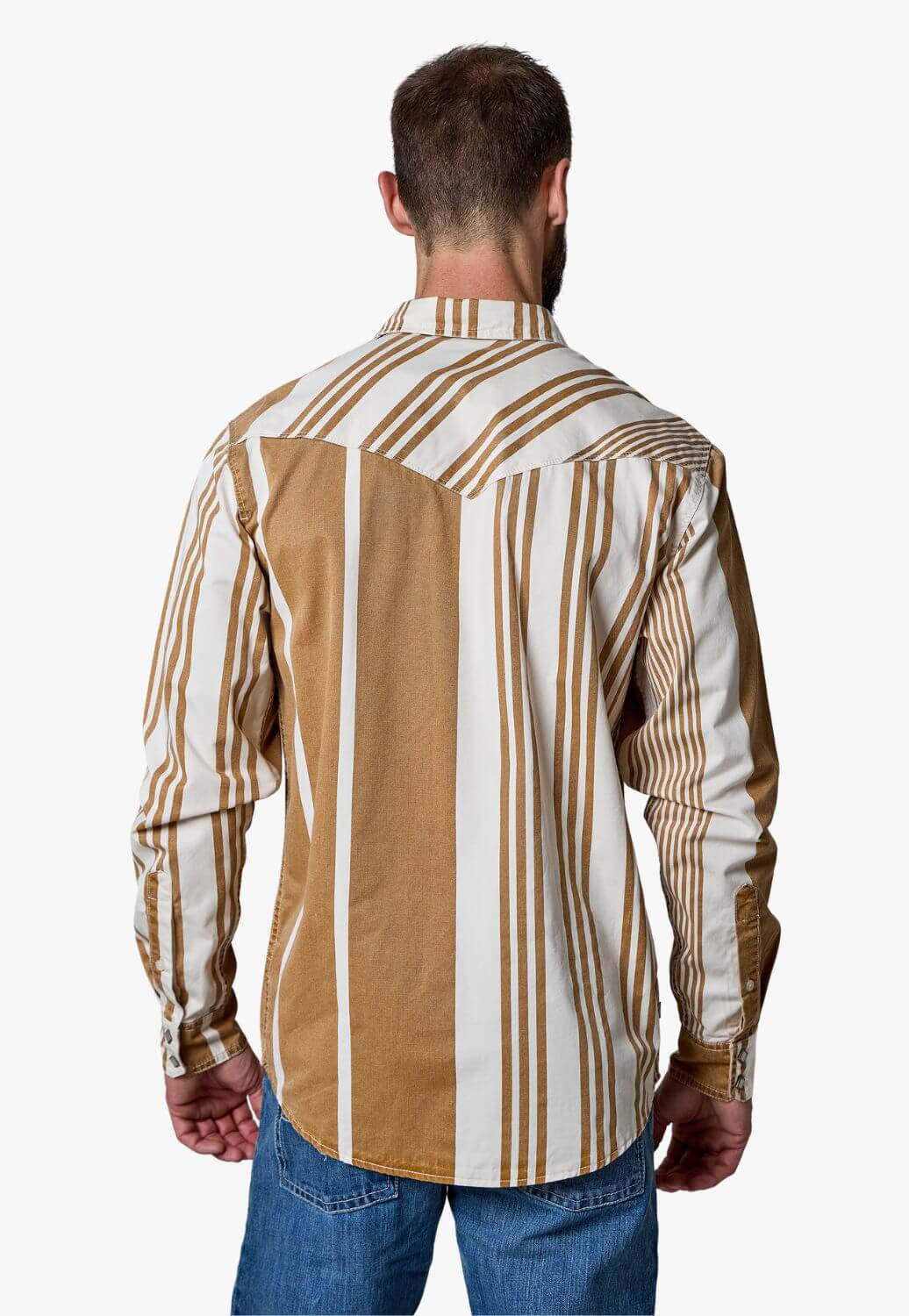 Kimes Ranch - Mens Bandit Long Sleeve Shirt Brown