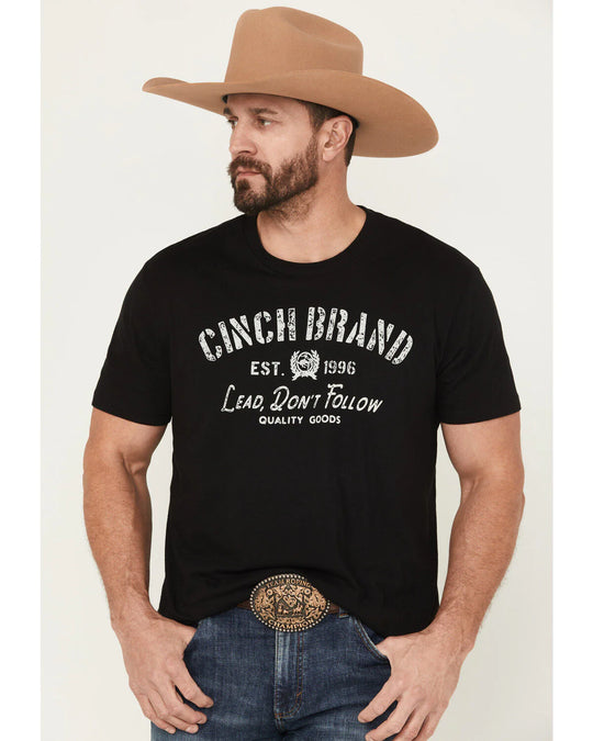 Cinch - Mens Black Lead Don't Follow Tee