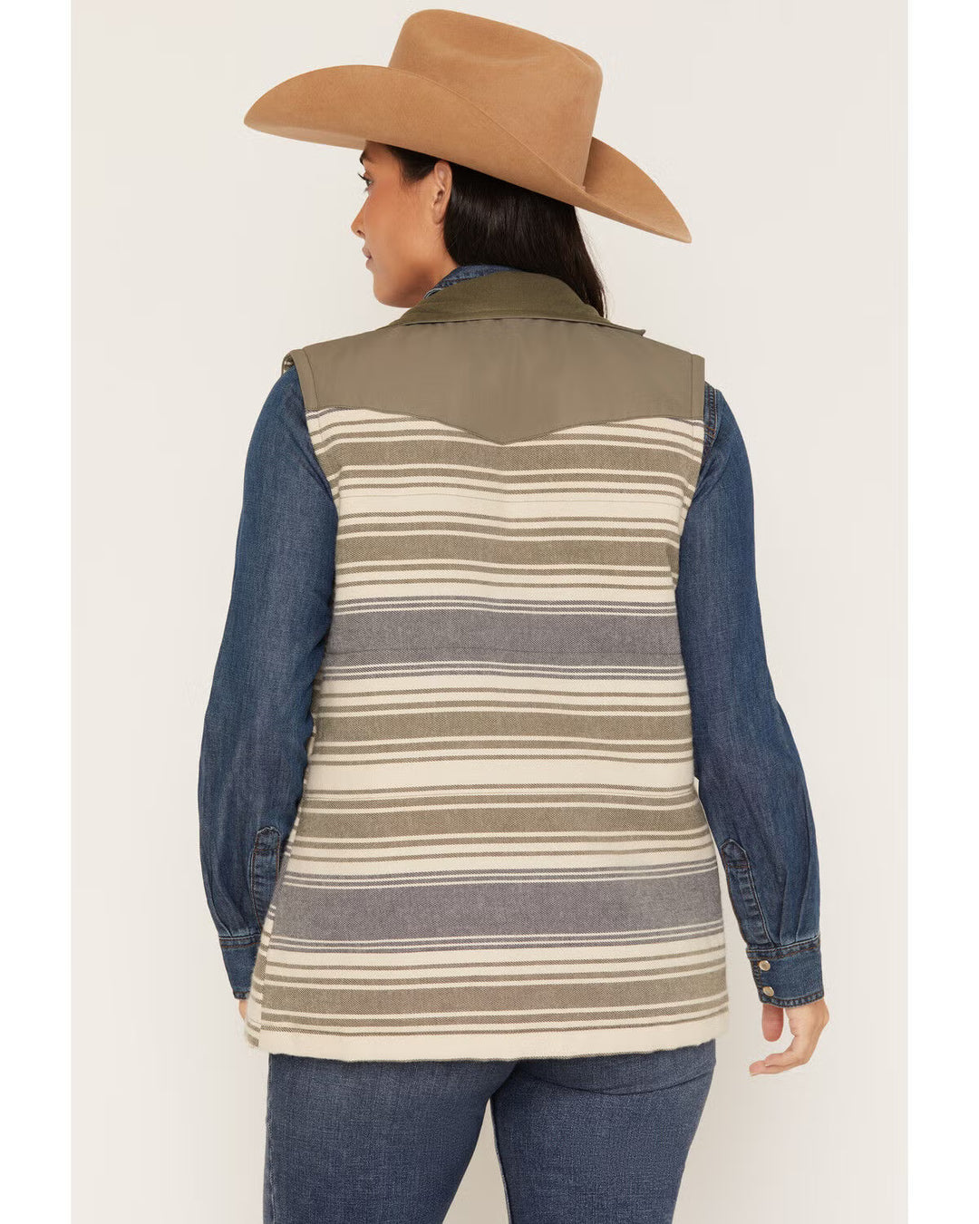 Cinch - Womens Wanda Quilted Striped Vest
