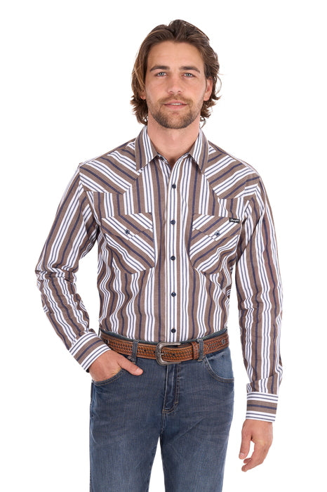 Wrangler - Mens Eli Long Sleeve Shirt