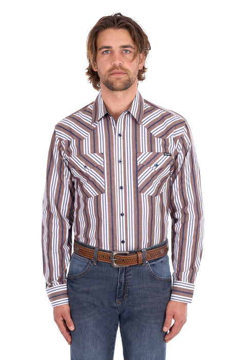 Wrangler - Mens Eli Long Sleeve Shirt