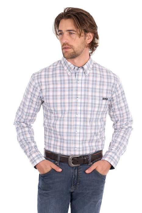 Wrangler - Mens Ben 1PKT Long Sleeve Shirt
