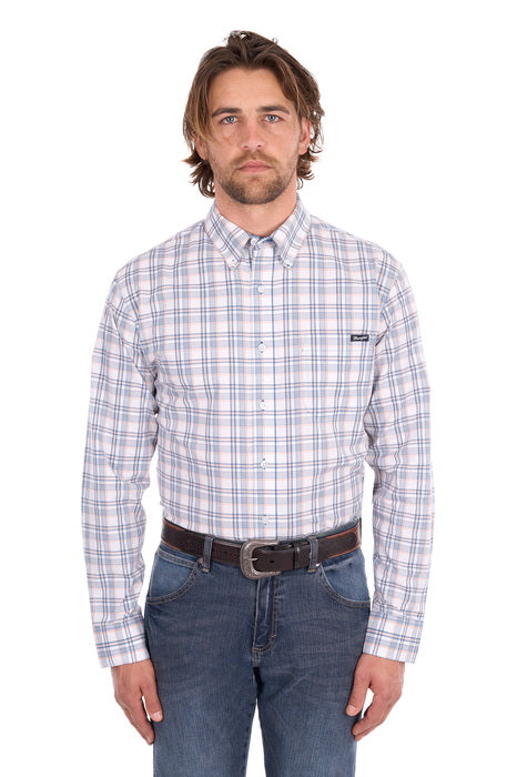 Wrangler - Mens Ben 1PKT Long Sleeve Shirt