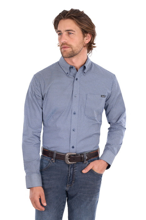 Wrangler - Mens Gary 1PKT Long Sleeve Shirt