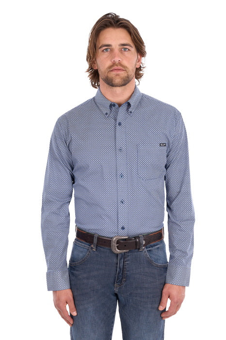 Wrangler - Mens Gary 1PKT Long Sleeve Shirt
