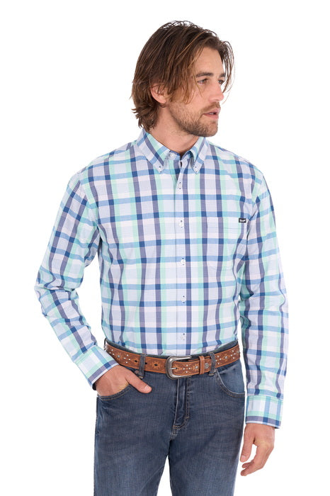 Wrangler - Mens Dale 1PKT Long Sleeve Shirt
