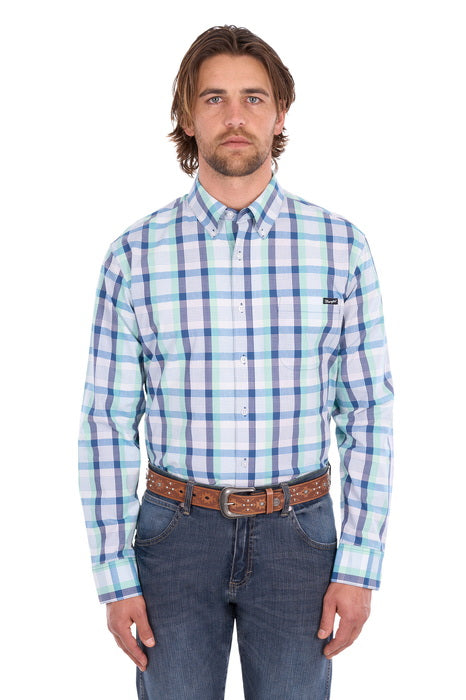 Wrangler - Mens Dale 1PKT Long Sleeve Shirt