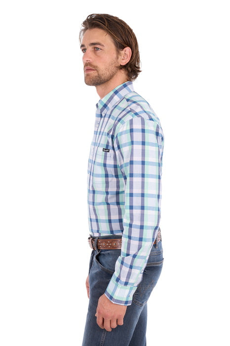 Wrangler - Mens Dale 1PKT Long Sleeve Shirt