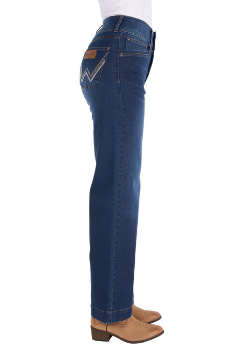 Wrangler - Womens Dark Wash Chloe High Rise Jeans