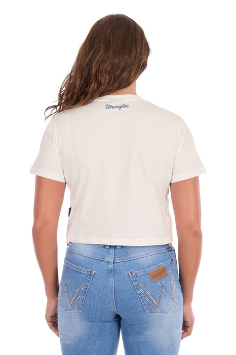 Wrangler - Womens Cindy Cropped Tee
