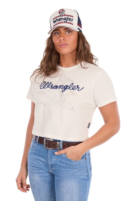 Wrangler - Womens Cindy Cropped Tee