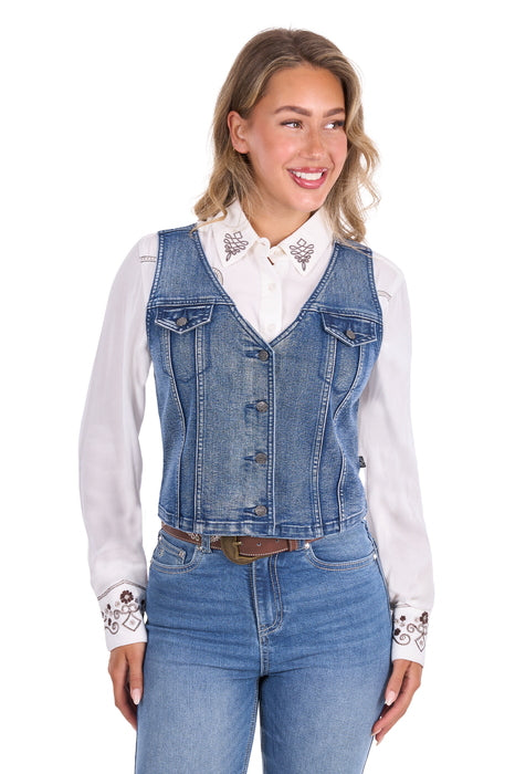 Pure Western - Womens Natasha Denim Vest