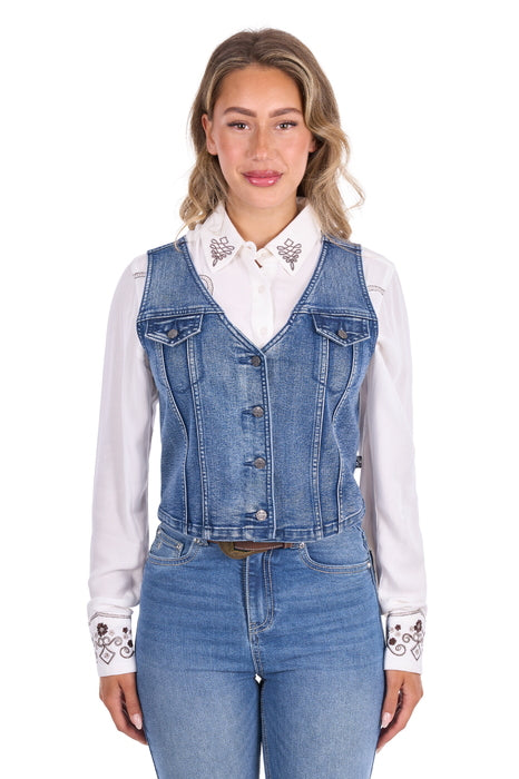 Pure Western - Womens Natasha Denim Vest