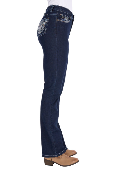 Pure Western - Womens Daph High Rise Boot Cut Jeans