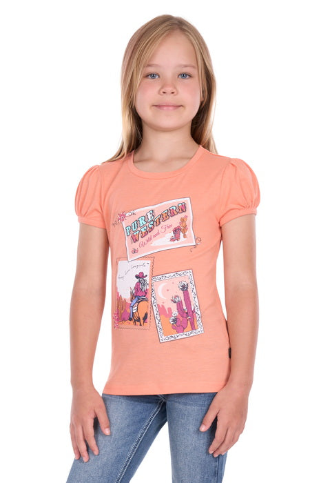 Pure Western - Girls Lulu Tee