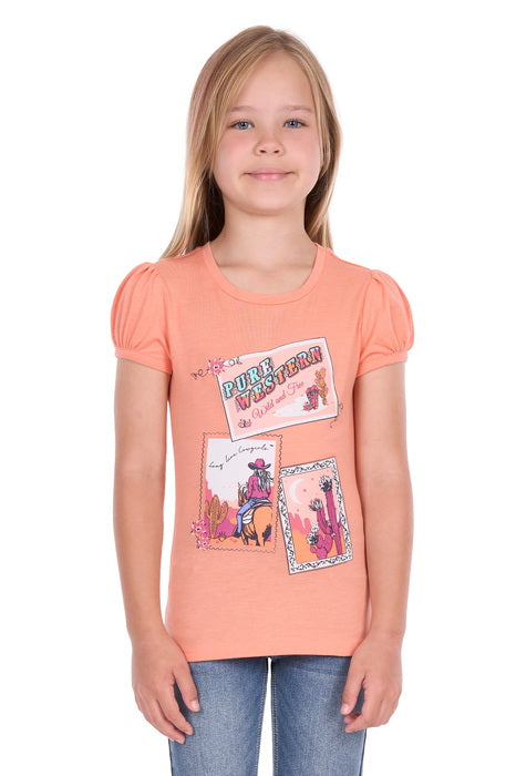 Pure Western - Girls Lulu Tee
