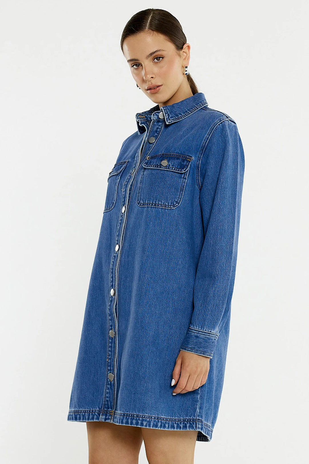 Buffalo Belle - Women's Aveline Denim Shirt Dress