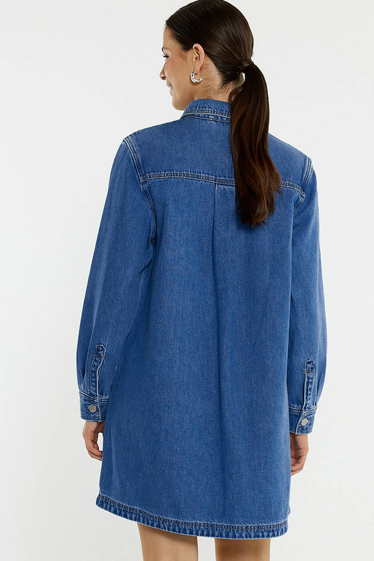 Buffalo Belle - Women's Aveline Denim Shirt Dress