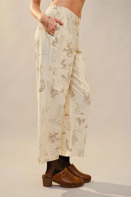 Buffalo Belle - Womens Lisa Western Wide Leg Pants